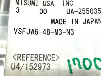 VSFJW6-48-M3-N3 | MiSUMi  Linear Shaft LOT OF 20 - New
