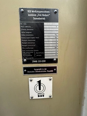 HECKERT Thread Mill, in good used condition