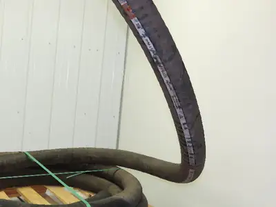 Boston Sabertooth H034748 Dry Bulk Material Suction Hose 3"x 44' Black Rubber