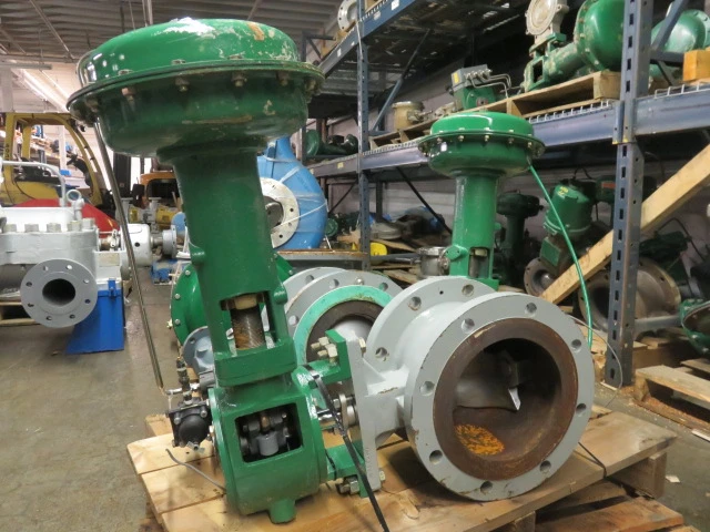 Fisher 8" V150 V-Ball Control Valve , material wcc/316ss