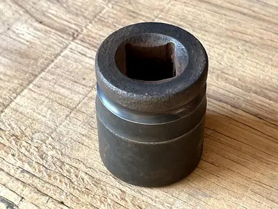 1-1/4" socket. Taiwan made 3/4" drive