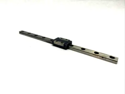 USED THK LINEAR GUIDE BLOCK W/ 190MM RAIL