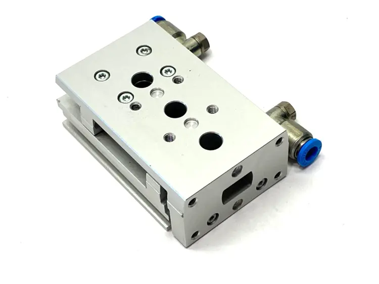 New | in-Stock Festo Pneumatic Mini Slide Cylinder 10mm Bore 30mm Stroke 8078841 Pneumatic Cylinders Michigan US | Maverick Industrial Sales #1390714