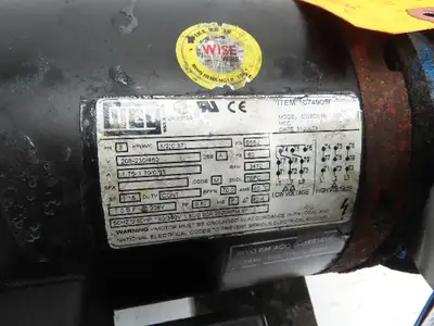 WEG Scot 5036ES3EJPR56J Suction Pump 1.25"x1" NPT 1/2HP 3PH 460V 3.75" Impeller