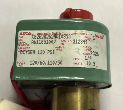 New | in-Stock ASCO X8262A262NV10853 Solenoid Valves Ohio US | Surplus Asset Holdings #1236032