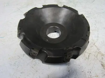 Lumco DMG32-D2 6-1/4" 8 Flute Indexing Face Mill 20° 1-1/2" Arbor