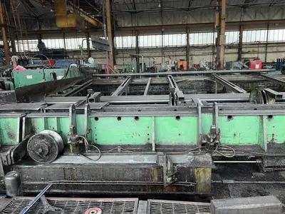 Used SAMUEL PLATT BRIGHT BAR DRAWING, STRAIGHTENING & SAWING LINE (14722) Draw Benches Connecticut US | Machinery International LLC #1557867