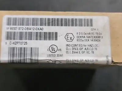NEW SIEMENS 6ES7972-0BA12-0XA0