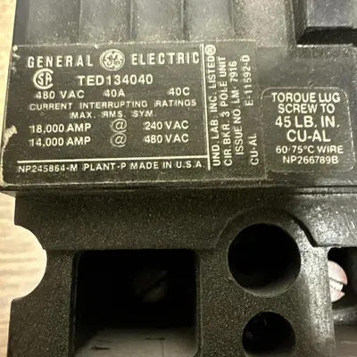 Used GE TED134040 Miscellaneous Equipment (Electrical & Power) Ohio US | Surplus Asset Holdings #1243846
