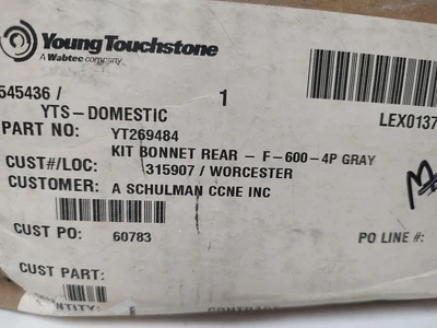 New | in-Stock Young F-600-4P YT269484 Heat Exchangers Kentucky US | Edwards Industrial Repair #1172781