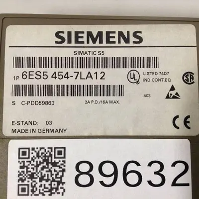 USED SIEMENS 6ES5 454-7LA12