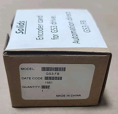 NEW AutomationDirect GS3-FB