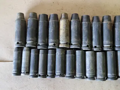 9mm - 23mm Assorted Impact Deep Socket Set (37 pcs)