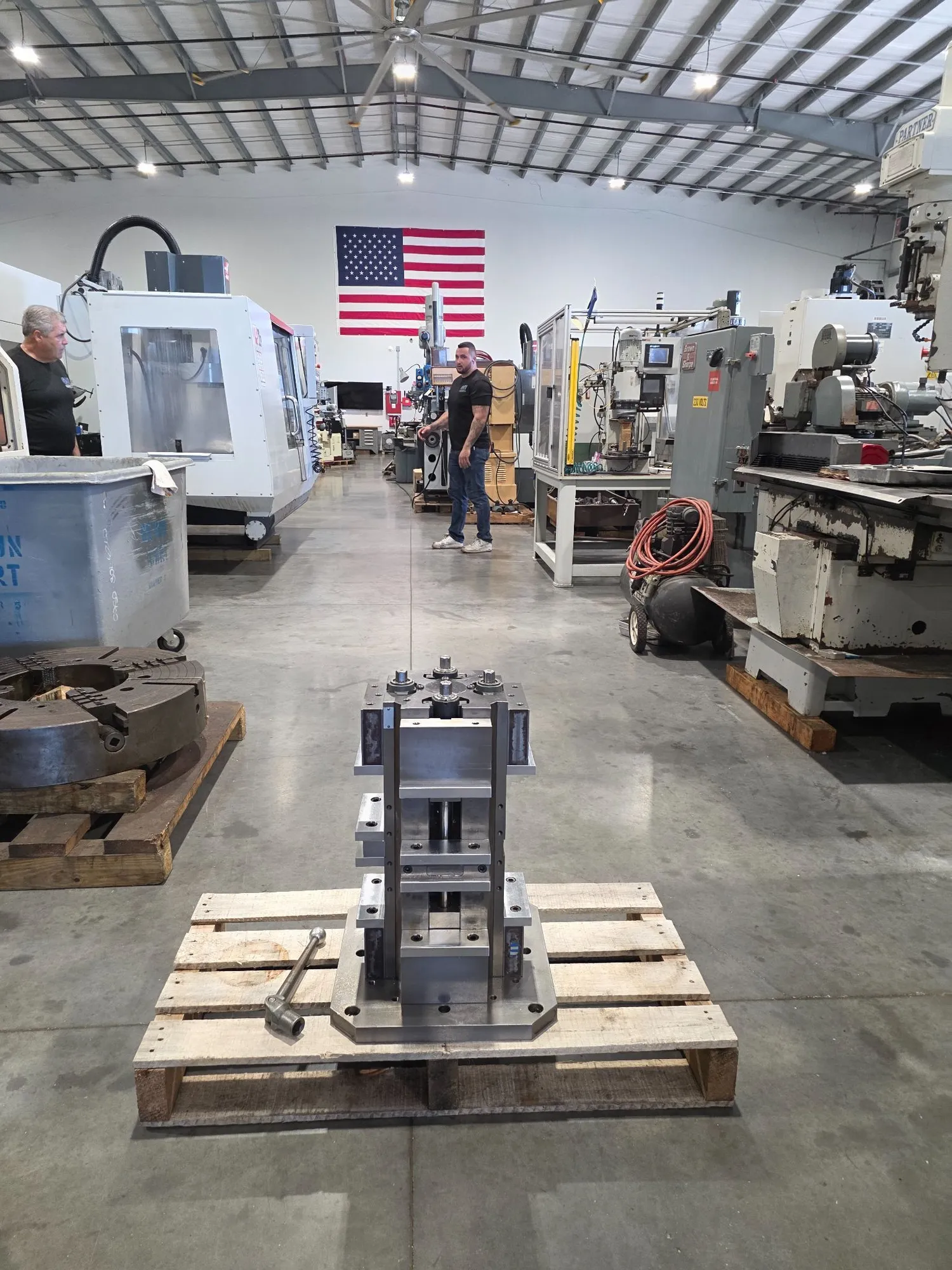 KURT 6" CLUSTER TOWER TOMBSTONE Vise Workholding CNC With Handle USA #8435