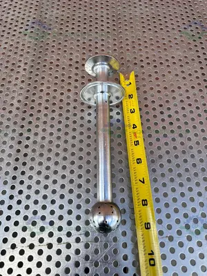 Stainless Steel Spray Ball w/ 1.5" to 2.5" Sanitary Fitting