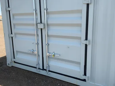 2026 40’L x 8’W x 9’ 6”T High Cube Shipping/Ground Container, swing doors on one end and four sets o...