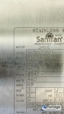 USED 2020 PROCESSTEC INC TWINVISCO 140.27 NG SANITY SCREW PUMP