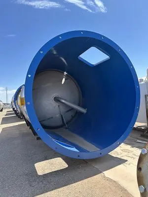 Reactor, 13,285 Gallon, 304L Stainless Steel, Equipromex, with 316L Stainless Coil, Vertical, 50 PSI, Unused, #5991583