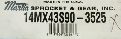 NEW MARTIN 14MX43S90-3525 SPROCKET 14MX43S903525