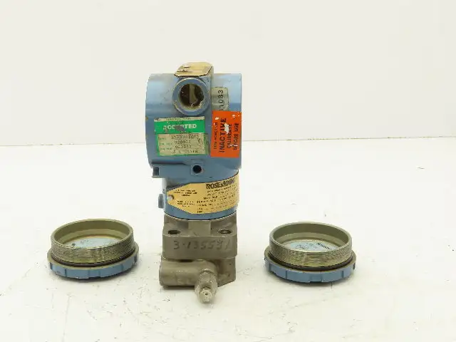 Rosemount 3051 Pressure Sensor Transmitter 0-1000" H20 3626PSI