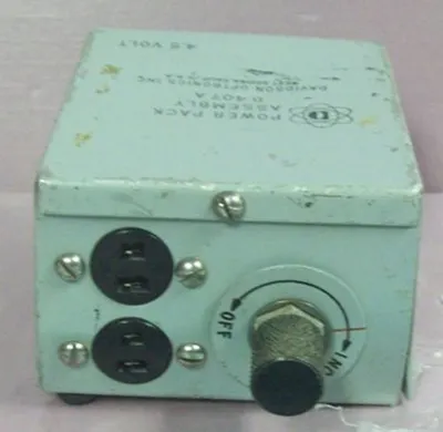 QTY. 1. DAVIDSON OPTRONICS INC. POWER PACK ASSEMBL...