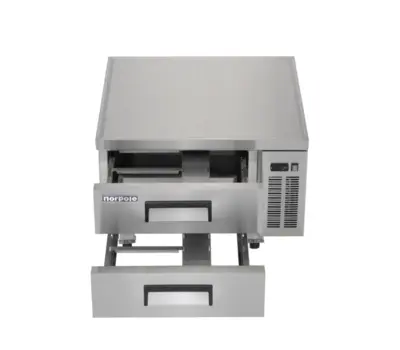 Magic Chef 36 IN. W 6.5 CU. FT. CHEF BASE COMMERCIAL SPECIALTY REFRIGERATOR IN STAINLESS STEEL