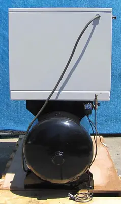 Used GARDNER DENVER HER7F-8 Tank Mounted Air Compressors California US | Bay Line Tool #1316245