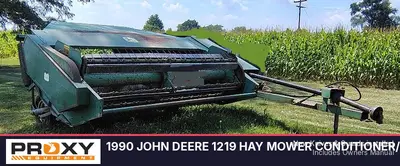 Used 1990 JOHN DEERE 1219 HAY MOWER CONDITIONER/WINDROWER Mower Conditioners Louisiana US | Proxy Equipment #1385222