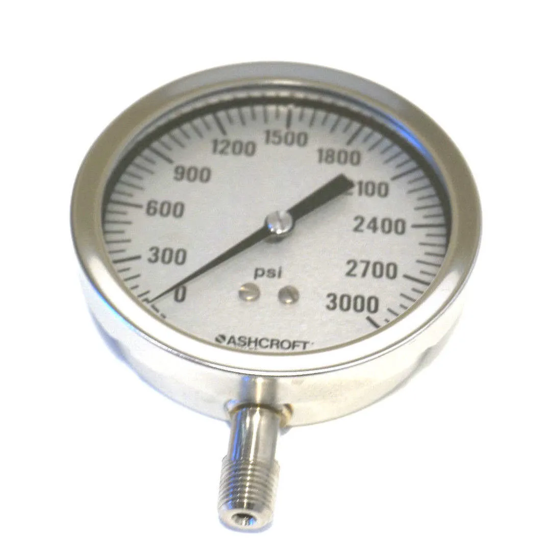 NEW ASHCROFT 35-1009SW-02L-XLJ PRESSURE GAUGE 351009SW02LXLJ