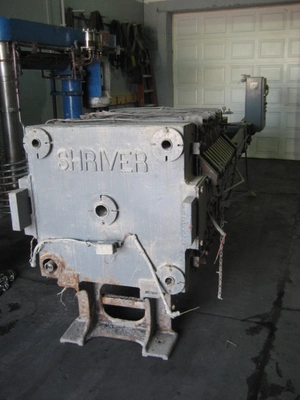 Eimco/Shriver Filter Press, 36" ploly plates, 7.8 cu ft.cake cap.