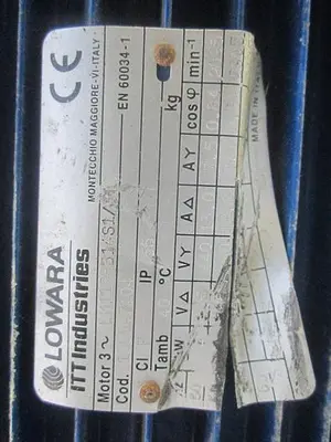 USED LOWARA SV804F496T