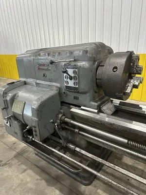 28" X 126" AMERICAN PACEMAKER ENGINE LATHE 2-1/8" HOLE: STOCK #23510