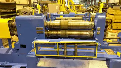 32" x 5.00" x 10,000# Stamco Slitting Line