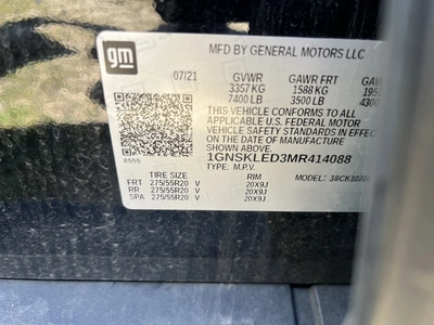 USED 2021 CHEVROLET TAHOE