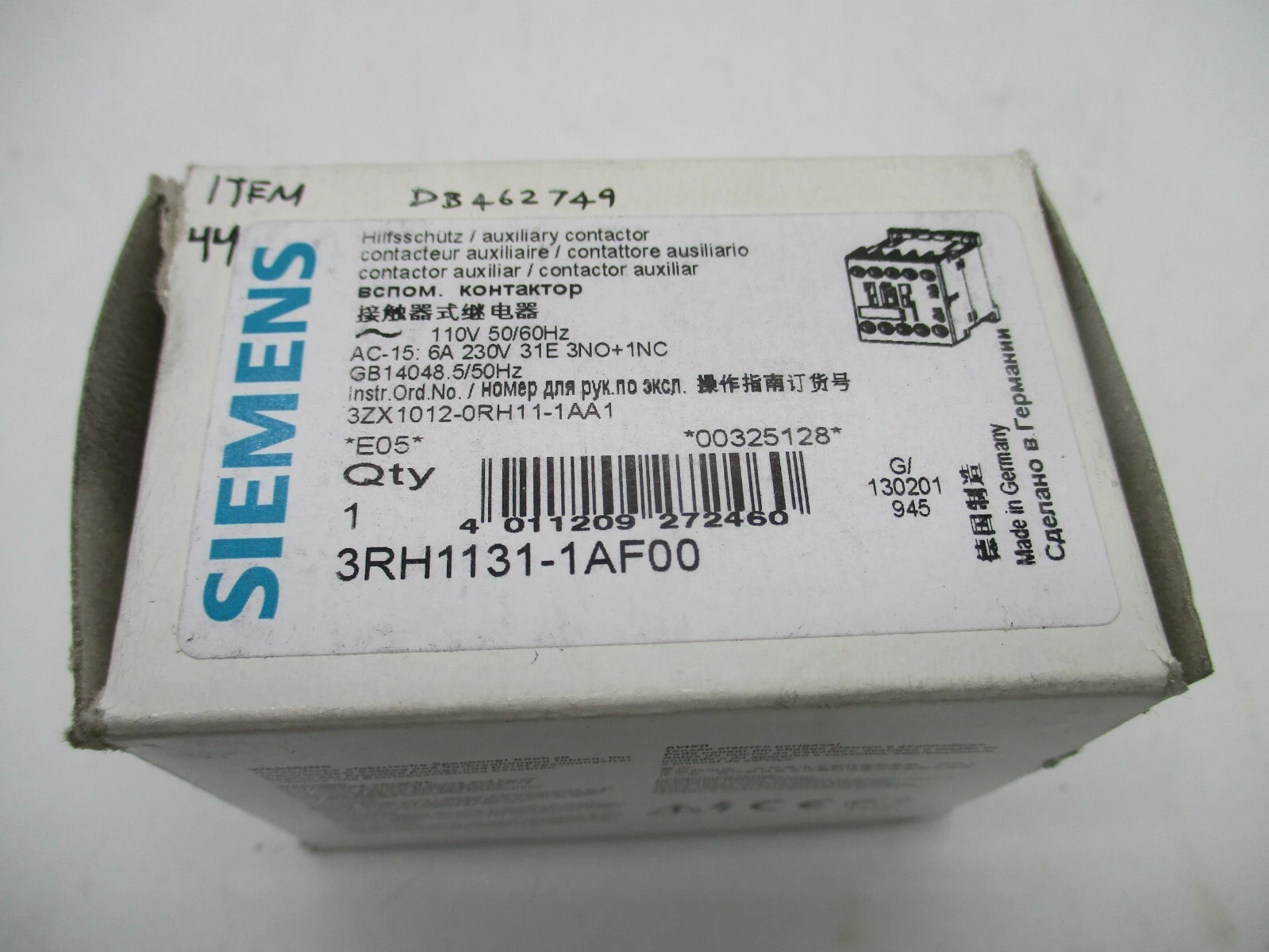 NEW Siemens 3RH1131-1AF00