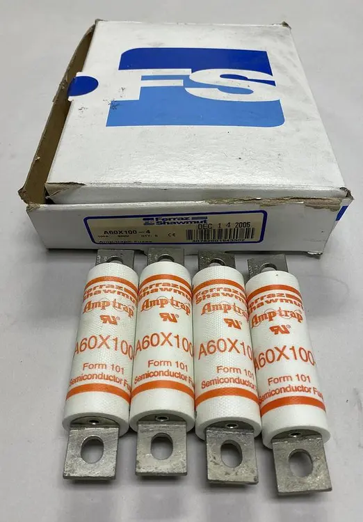 New | in-Stock FERRAZ SHAWMUT A60X100-4 Miscellaneous Equipment (Electrical & Power) | Surplus Asset Holdings #1190247