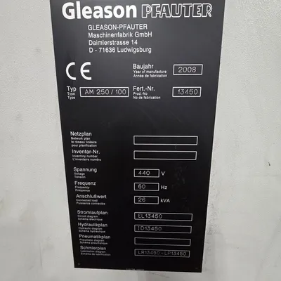 2008 GLEASON PFAUTER AM 250/100 GEAR SHAPERS CNC | Piselli Enterprises (9)