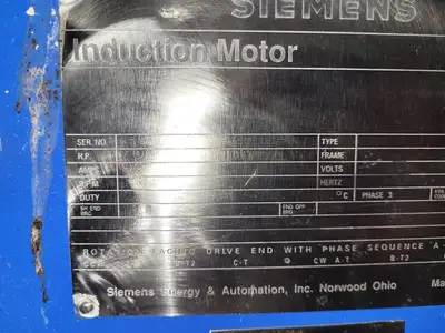 700 hp, 4000 volts, 1200 rpm, 588US, Induction Electric Motor BD-22-100-218