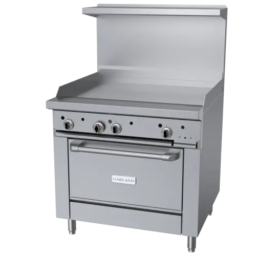 Garland G36-G36R 36" Gas Range w/ Full Griddle & Standard Oven, Natural Gas
