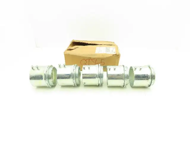 Thomas & Betts EMT Connector Fitting 3" Steel Set Screw Steel City Lot of 5
