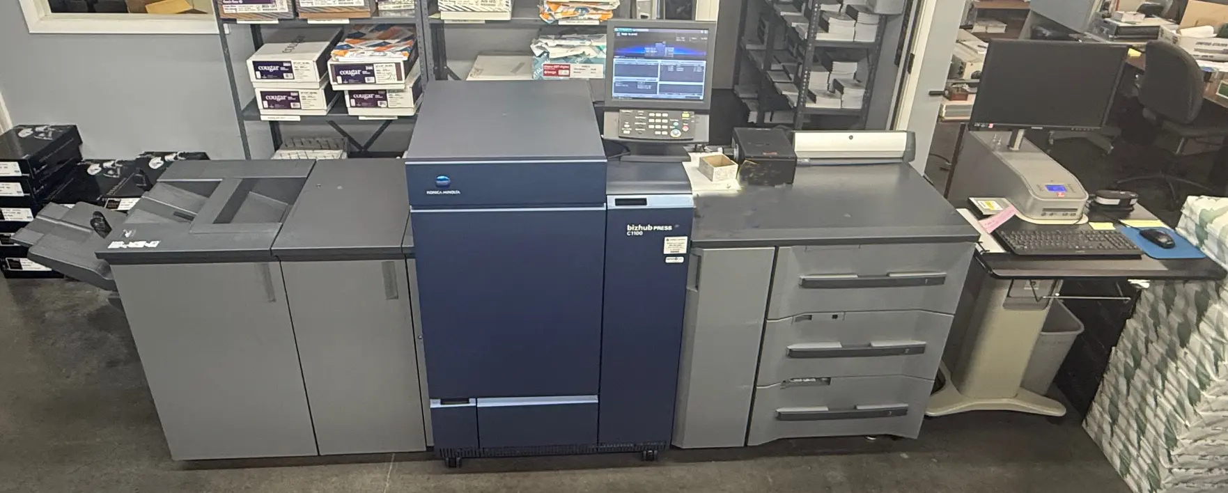 USED 2017 KONICA MINOLTA C1100 Bizhub Digital Press