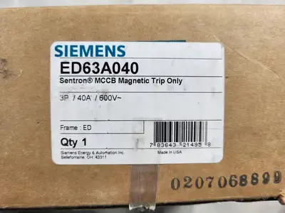 USED SIEMENS ED63A040