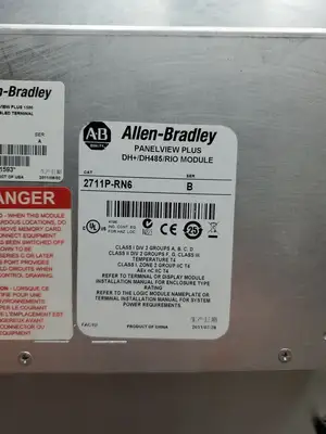 Used Allen-Bradley 2711P-T15C6A2 Ser A PanelView Plus 1500 Touch HMI Panel Automation Control (HMI) South Carolina US | Palmetto Automation #1539715