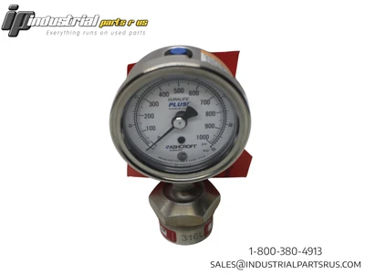 NEW ASHCROFT 316L PRESSURE GAUGE