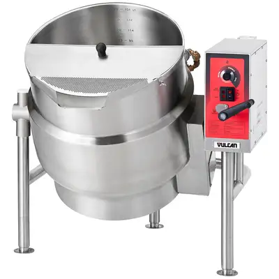 Vulcan K20ELT 20 Gal Steam Kettle - Manual Tilt, 2/3 Jacket, 240v/1ph