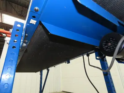 MAC 22"x 87" Belt Conveyor On Casters 20" Belt 90VDC 1PH 1-42FPM Chain Drive