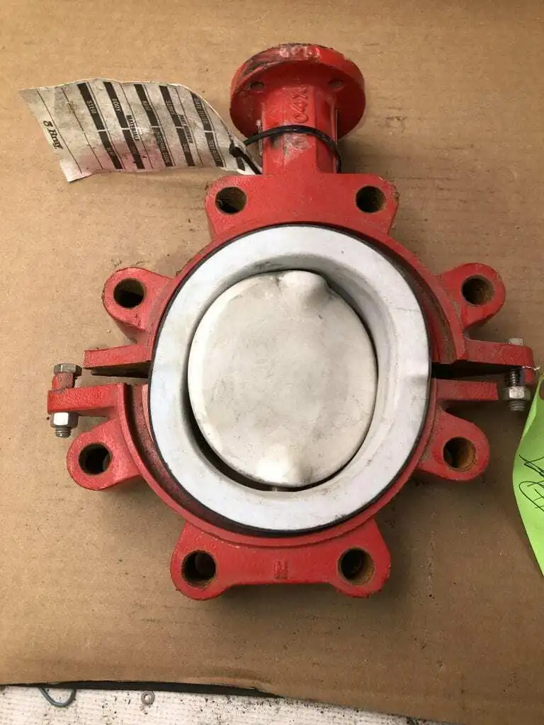 Bray 5″ CI 8 Lug Butterfly Valve w/ TE17-4 Disc 225PSI CWP