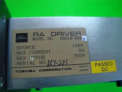 USED TOSHIBA RAD10-006B