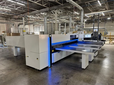 Used 2021 HOMAG "SAWTEQ B-400 PROFILINE" Single-Line Beam Saws Texas US | MachineryMax #1488388
