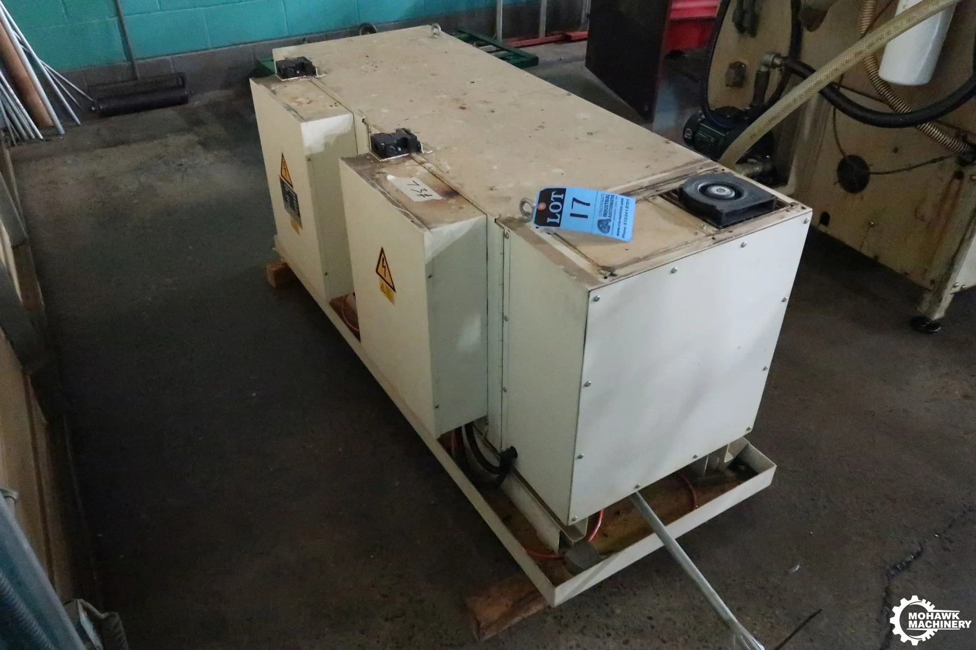 1 HP ERNI AG FILTERTECHNIK "AC-1800/2" SMOG HOG STYLE FILTRATION SYSTEM - 1260 M3/H - DRIP PAN